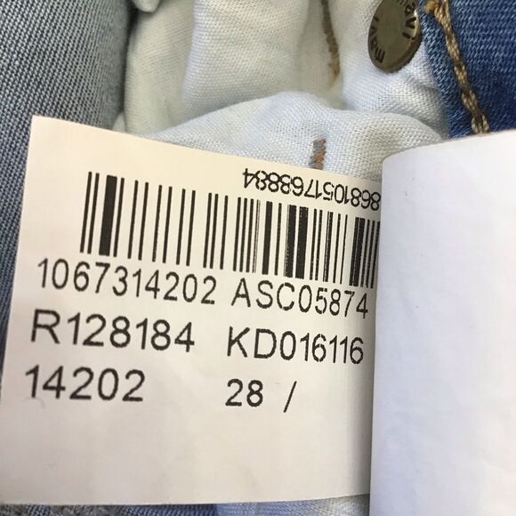 MAVI Keira jeans shorts size 28 mid-rise stretchy denim sexy boho shorts cut off - Picture 5 of 11